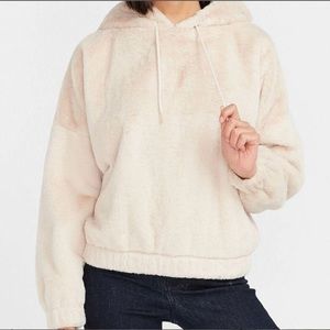 Brand new super soft faux fur express hoodie